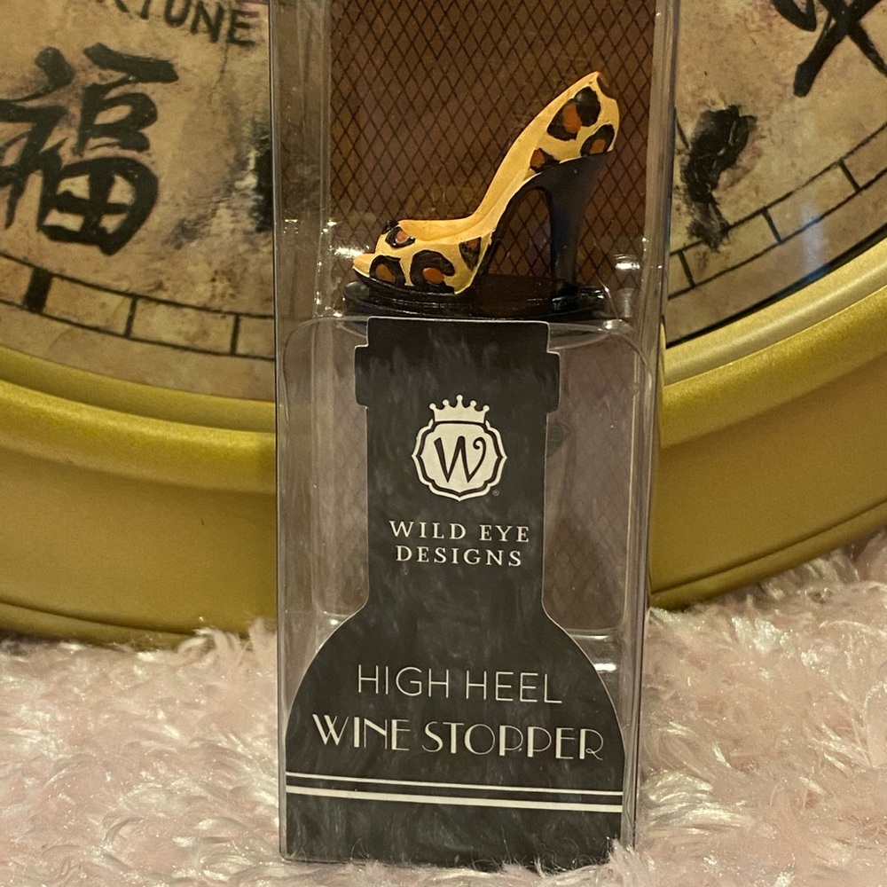 Wild Eye Designs High Heel Wine Bottle Stopper~New
